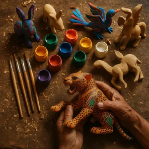 Crear un Alebrije: Taller Artesanal en San Martín Tilcajete